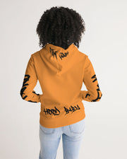 Citani Hood Baby Black on Orange Women's Hoodie