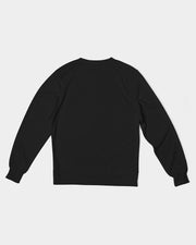 Citani Body Ink Black Men's Classic French Terry Crewneck Pullover