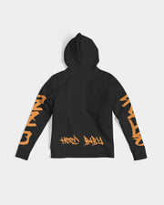 Citani Hood Baby Orange on Black Women's Hoodie