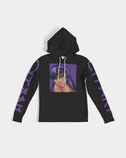 Purple on black Kawaii Softy Women's Hoodie