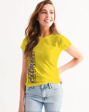 Citani Yellow Varsity Women's Tee