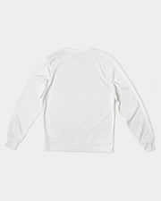 Citani Body Ink White Men's Classic French Terry Crewneck Pullover